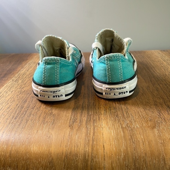 🆕⭐️HP⭐️Sz11 youth Converse All Star Turquoise GUC - Picture 4 of 13